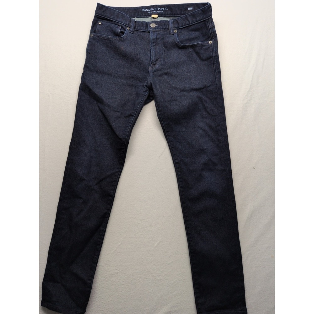 Banana Republic The Traveler 30x32 Blue Slim Jeans
